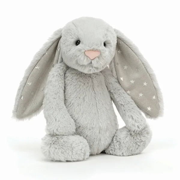 Jellycat Bashful Shimmer Bunny Medium BAS3SHIMN 1