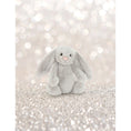 Load image into Gallery viewer, JELLYCAT BASHFUL SILVER BUNNY MEDIUM BAS3BS 2
