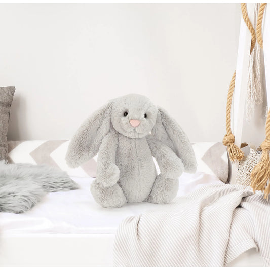 Jellycat Bashful Silver Bunny Medium BAS3BSN 2