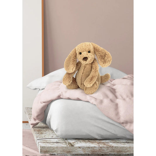 Jellycat Bashful Toffee Puppy Medium BAS3TPUSN 2