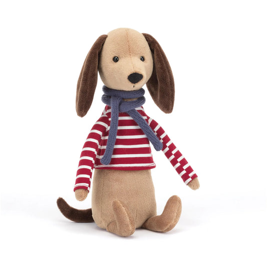 JELLYCAT BEATNIK BUDDY SAUSAGE DOG BEB3SD 1