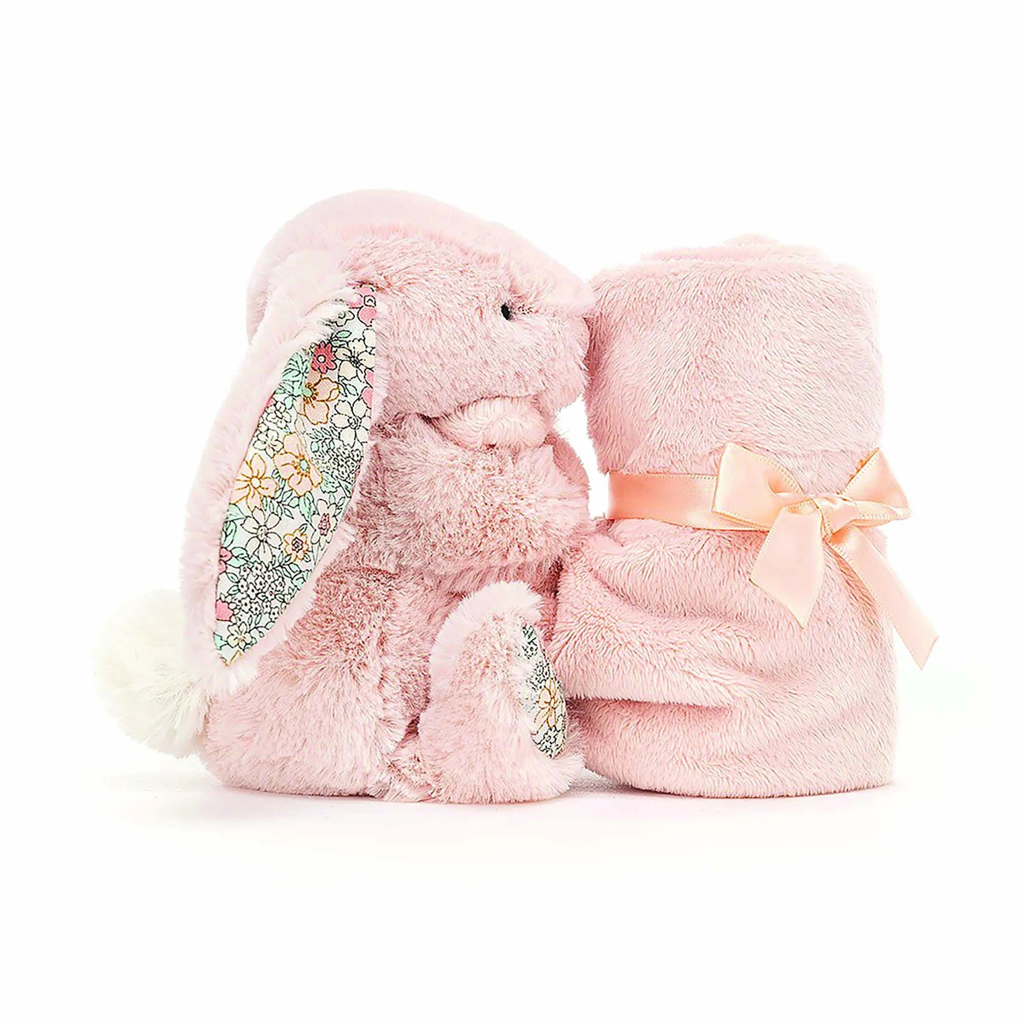 JELLYCAT BLOSSOM BLUSH BUNNY SOOTHER PINK BBL4BLU 3