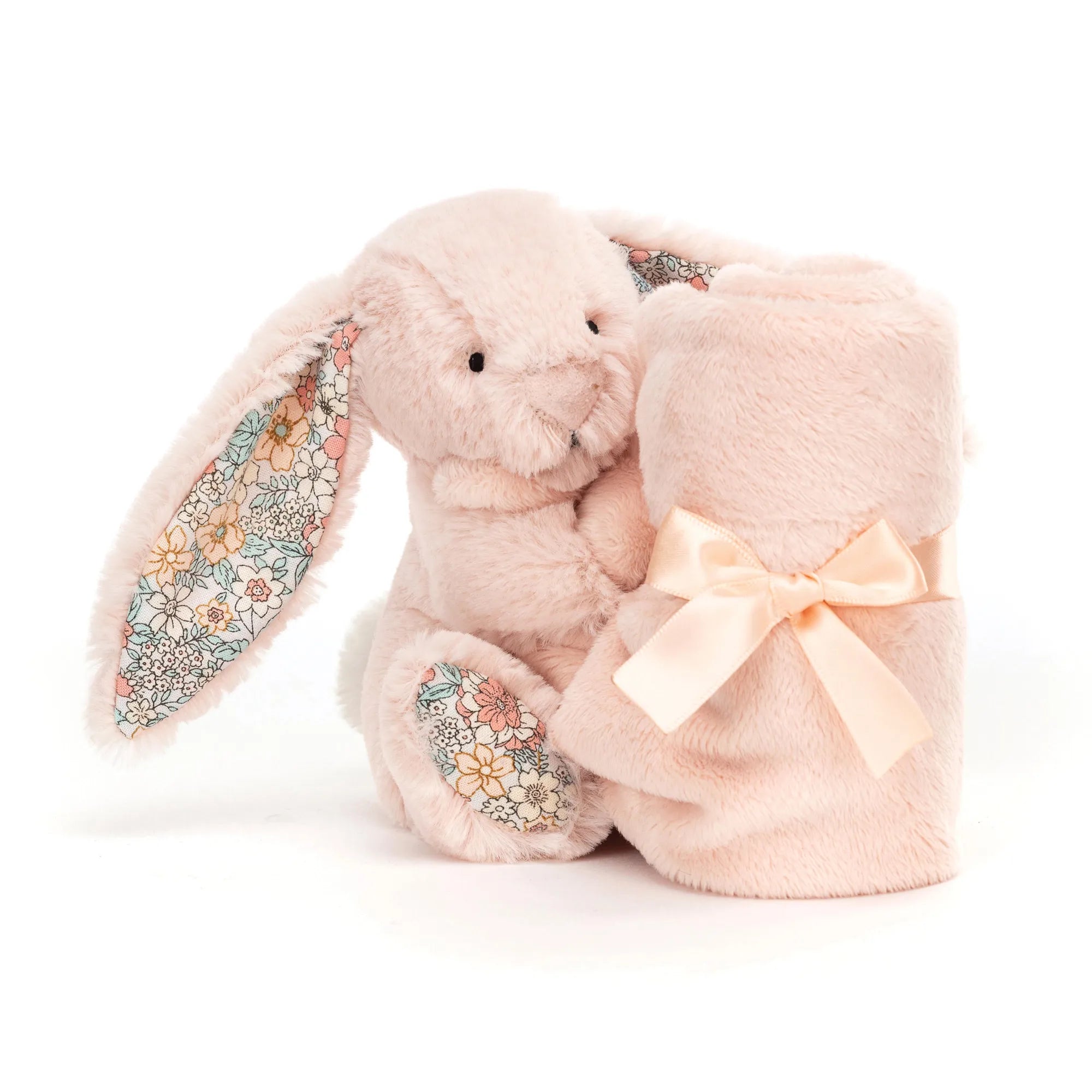 JELLYCAT BLOSSOM BLUSH BUNNY SOOTHER PINK BBL4BLU 2