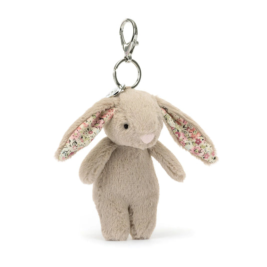 Jellycat Blossom Bunny Bag Charm Beige BL4BBC 2