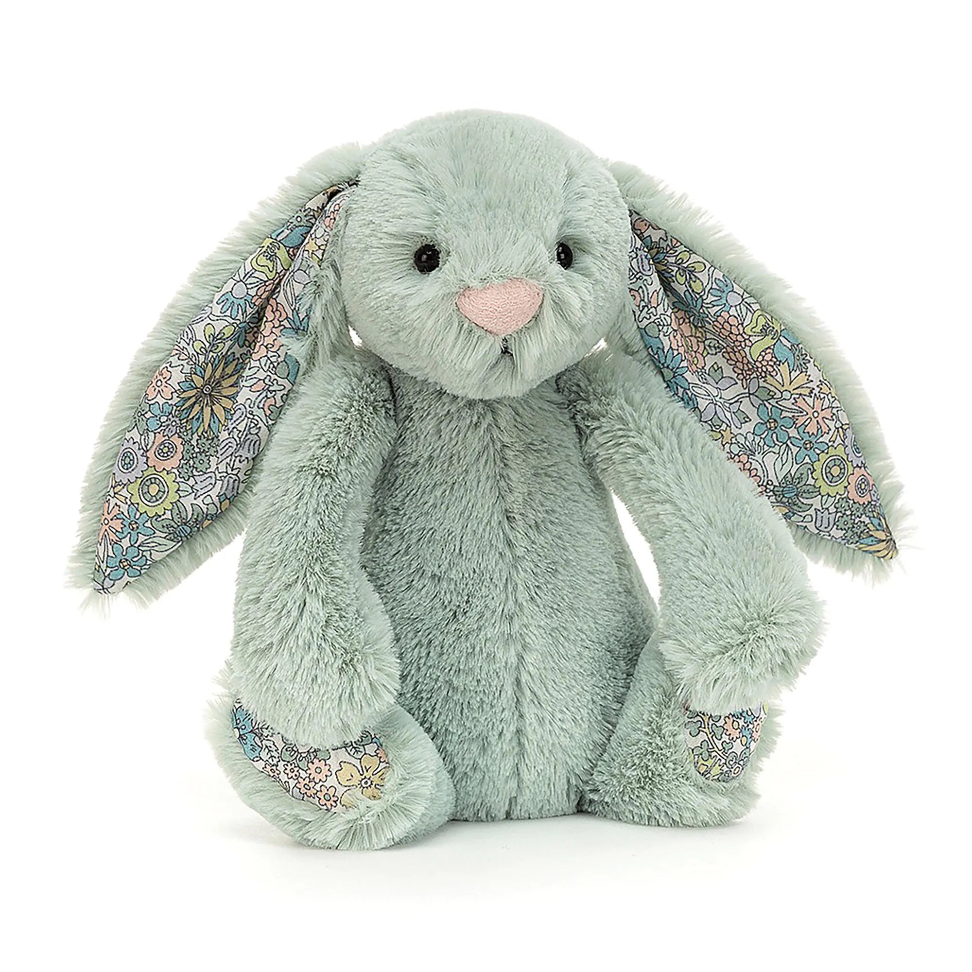JELLYCAT BASHFUL BLOSSOM SAGE BUNNY SMAL BL6SGN 1