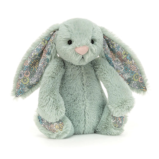JELLYCAT BASHFUL BLOSSOM SAGE BUNNY SMAL BL6SGN 1