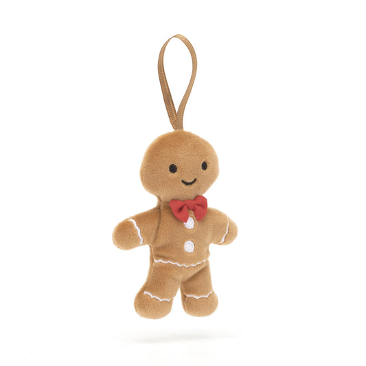 JELLYCAT FESTIVE FOLLY GINGERBREAD FRED FFH6GM 1