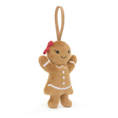 Load image into Gallery viewer, JELLYCAT FESTIVE FOLLY GINGERBREAD RUBY FFH6GW 2
