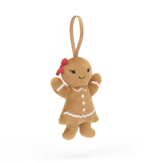JELLYCAT FESTIVE FOLLY GINGERBREAD RUBY FFH6GW 1