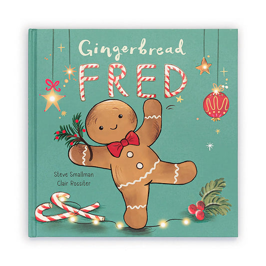 Jellycat Gingerbread Fred Book BK4GBF 1