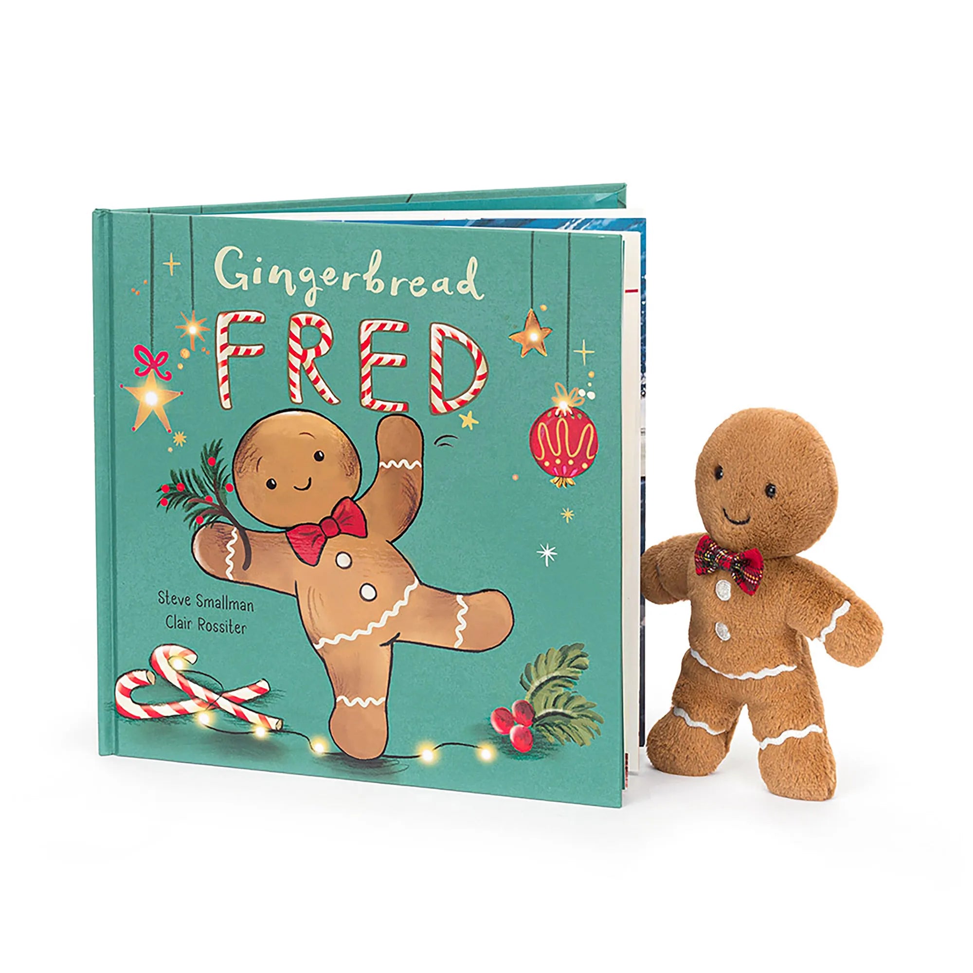 Jellycat Gingerbread Fred Book BK4GBF 3