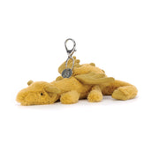 Load image into Gallery viewer, Jellycat Golden Dragon Bag Charm GLD4BC 2
