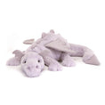 Load image into Gallery viewer, Jellycat Lavender Dragon Huge LAV1DD 2
