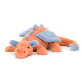 Load image into Gallery viewer, Jellycat Persimmon Snow Dragon Large PERS2DD 2
