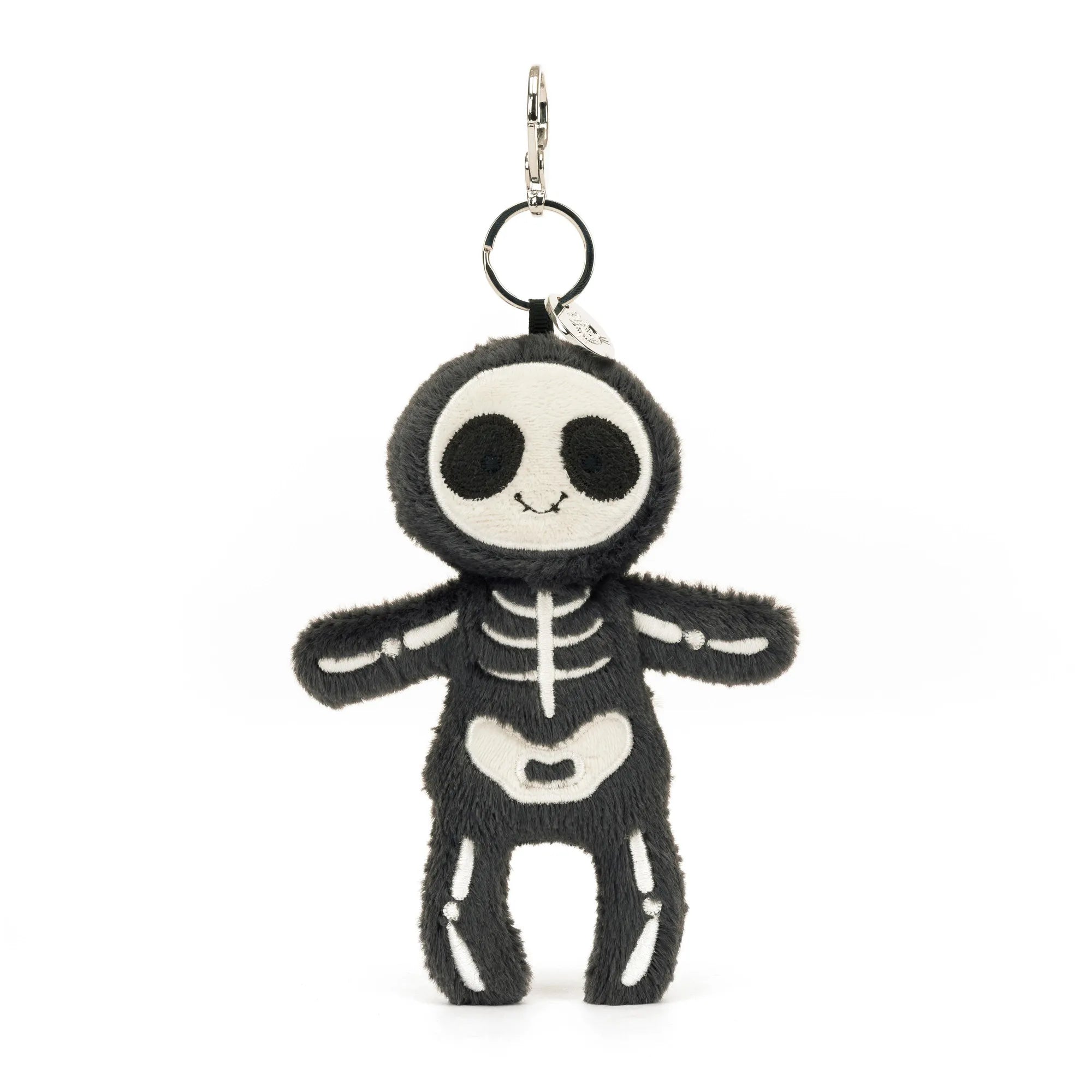 JELLYCAT SKELETON BOB BAG CHARM SKE4BC 1