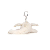 Load image into Gallery viewer, Jellycat Snow Dragon Bag Charm SNW4BC 4
