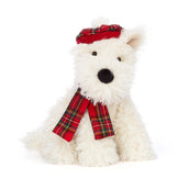 Load image into Gallery viewer, Jellycat Winter Warmer Munro Scottie Dog Cream MUN3FSD 1

